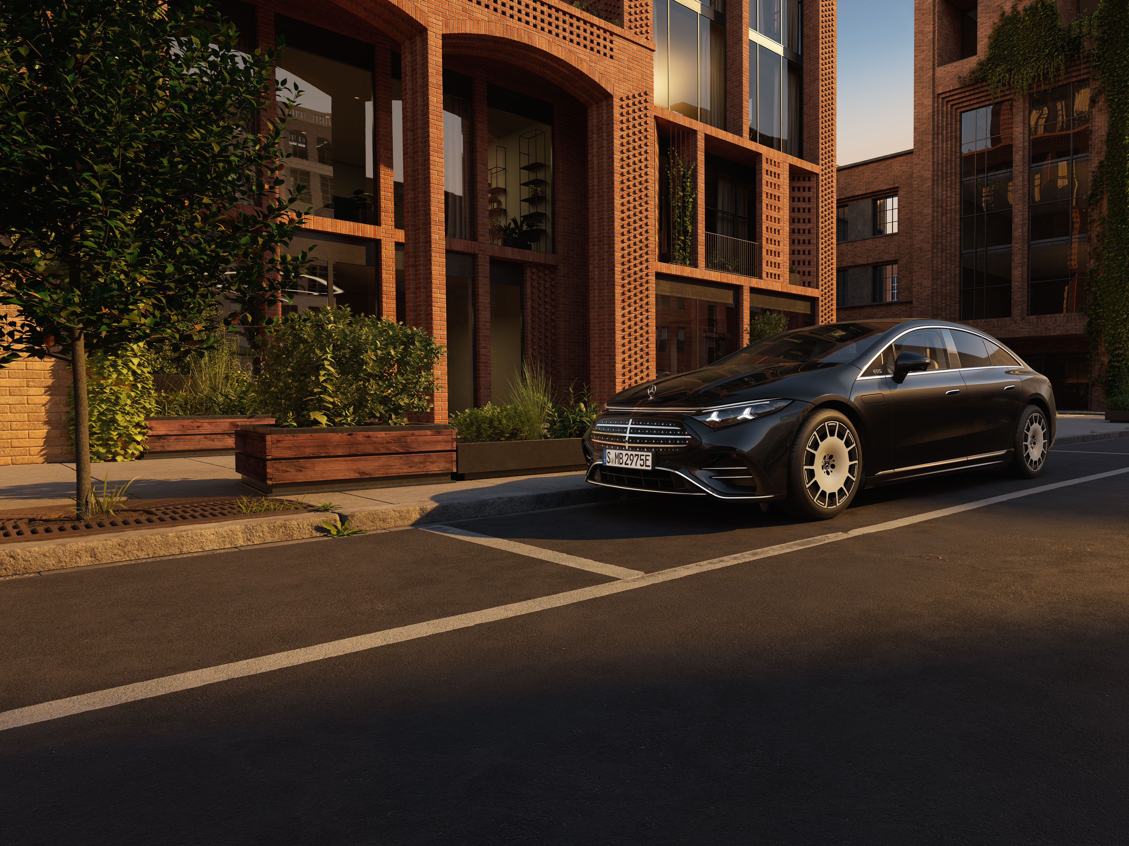 Exterior | EQS | Mercedes-Benz El exterior del nuevo Mercedes-Benz EQS.