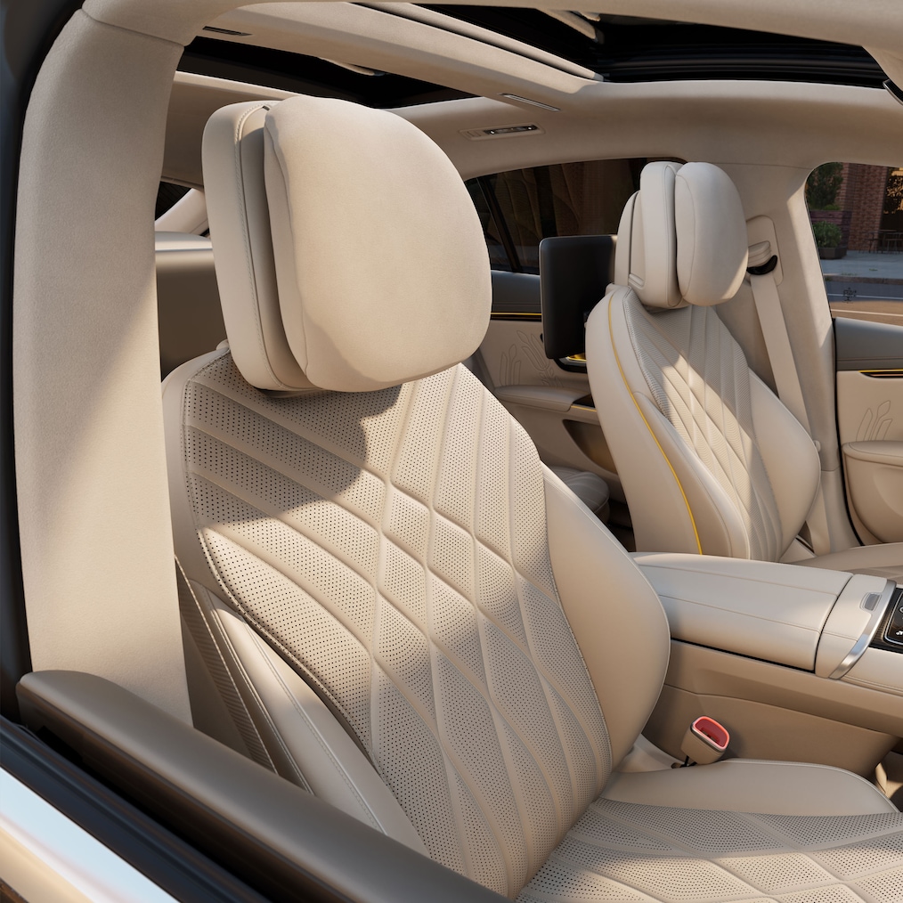 Opciones MANUFAKTUR en el nuevo EQS eléctrico de Mercedes-Benz.