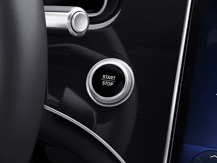 Representación gráfica del paquete de confort KEYLESS-GO Plus del EQS Berlina de Mercedes-Benz.