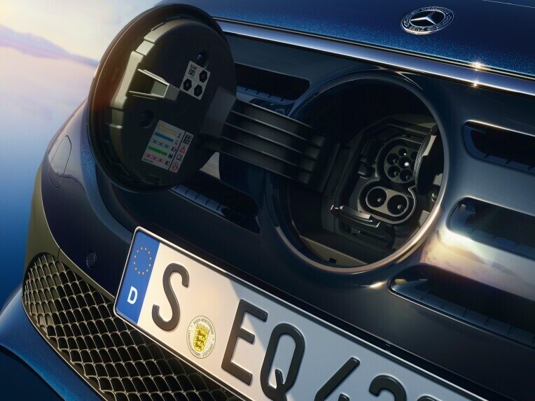 La vista frontal del EQT.