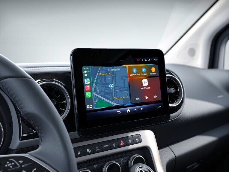 Smartphone Integration en el sistema multimedia MBUX del EQT.