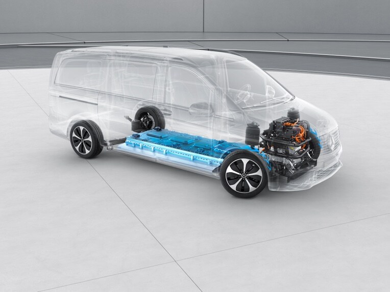 Ya sea por autopista o en caminos de tierra plagados de baches: con la suspensión neumática AIRMATIC disfrutarás de una conducción especialmente confortable.