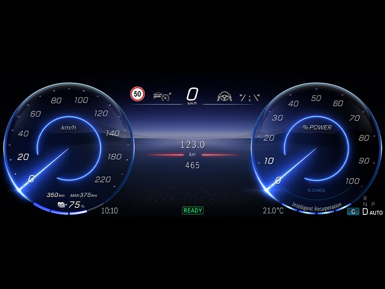Supervisión activa de la autonomía del Clase G totalmente eléctrico de Mercedes-Benz.