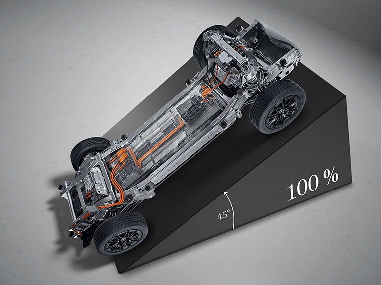 Máxima capacidad ascensional del Clase G totalmente eléctrico de Mercedes-Benz.