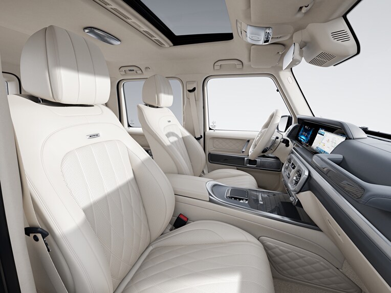 El interior de la línea SUPERIOR del Mercedes-AMG Clase G.