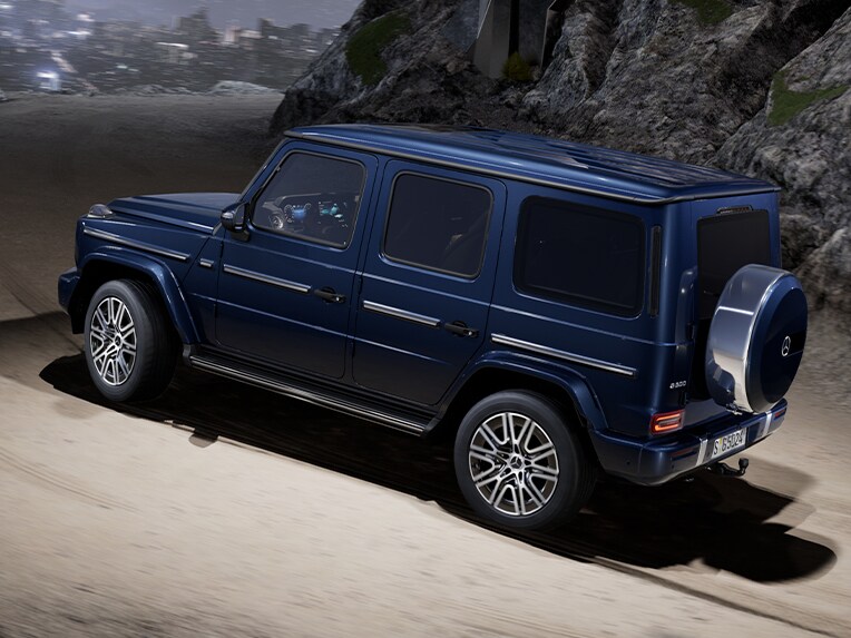 La tracción integral permanente del Mercedes-Benz Clase G.