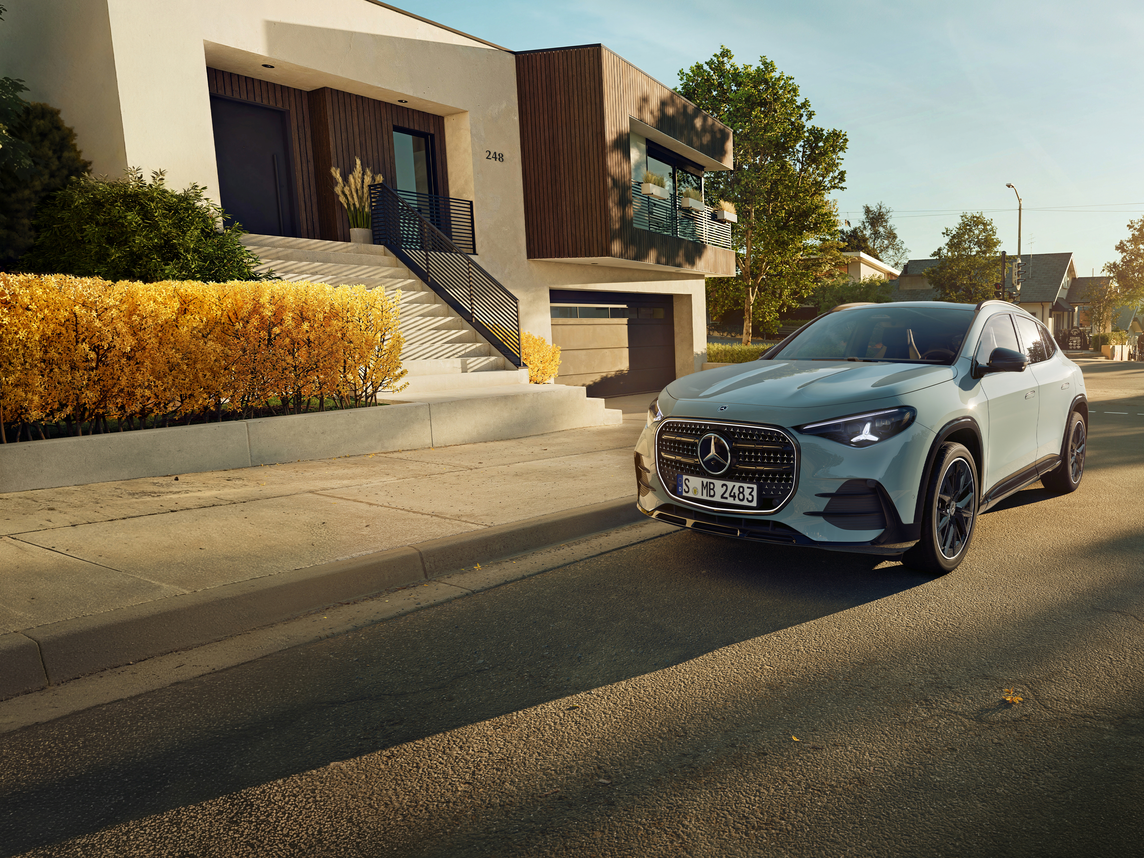 Exterior | GLA | Mercedes-Benz El exterior del GLA completamente nuevo de Mercedes-Benz.