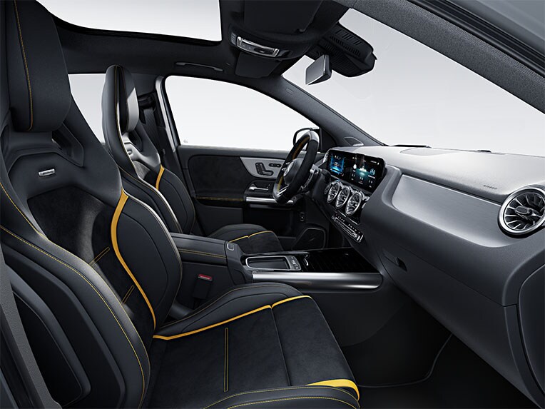 Paquete de asientos AMG Performance Advanced en el Mercedes-AMG GLA.