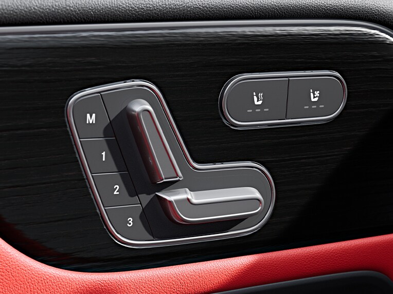 Calefacción de asiento en el Mercedes-Benz GLA.
