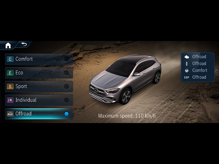 El paquete técnico Offroad del Mercedes-Benz GLA.