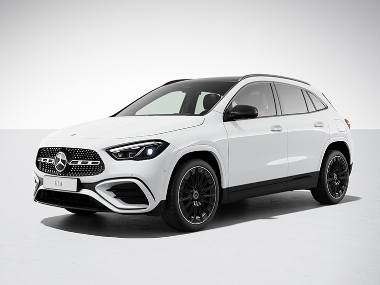 El Mercedes-Benz GLA con la línea AMG Line.