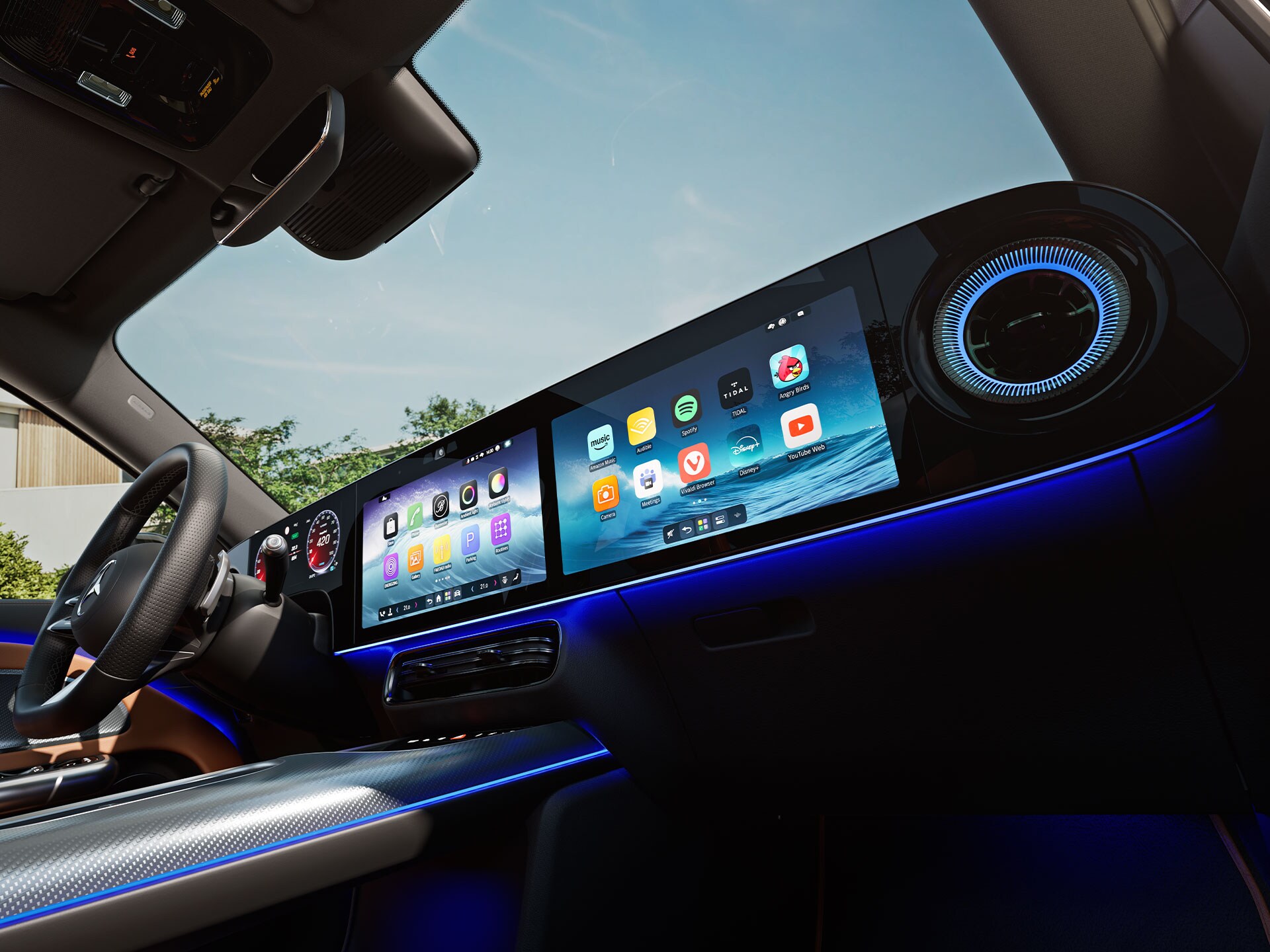 Las funciones remotas del nuevo GLB eléctrico.