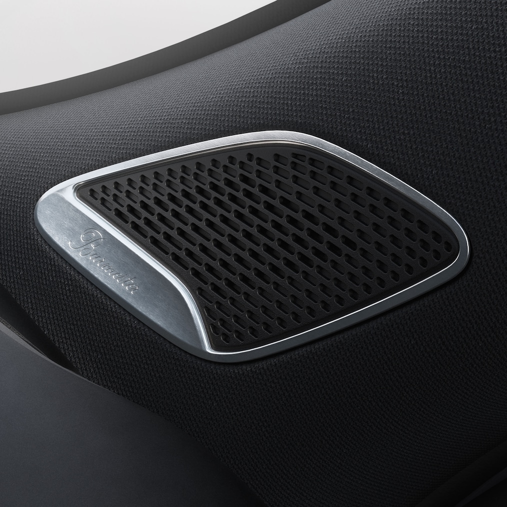 El sistema de sonido envolvente Burmester® Surround en el Mercedes-Benz GLB.