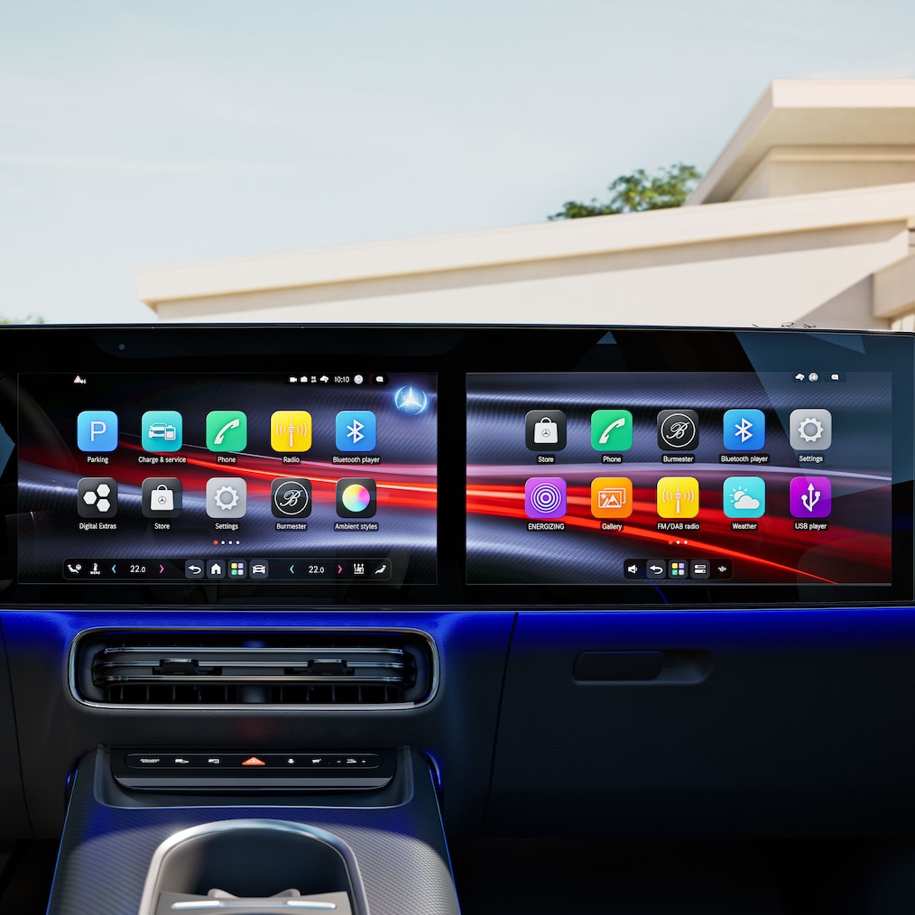 El Mercedes-Benz Operating System en el Mercedes-Benz GLB.