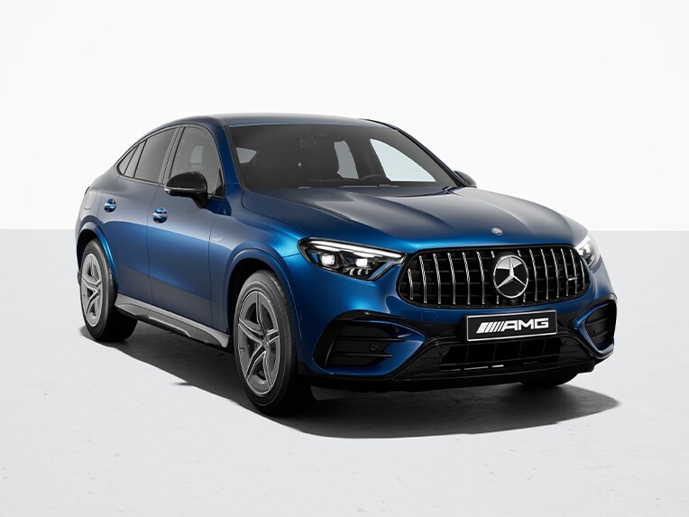 El Mercedes-AMG GLC Coupé con paquete Night AMG.