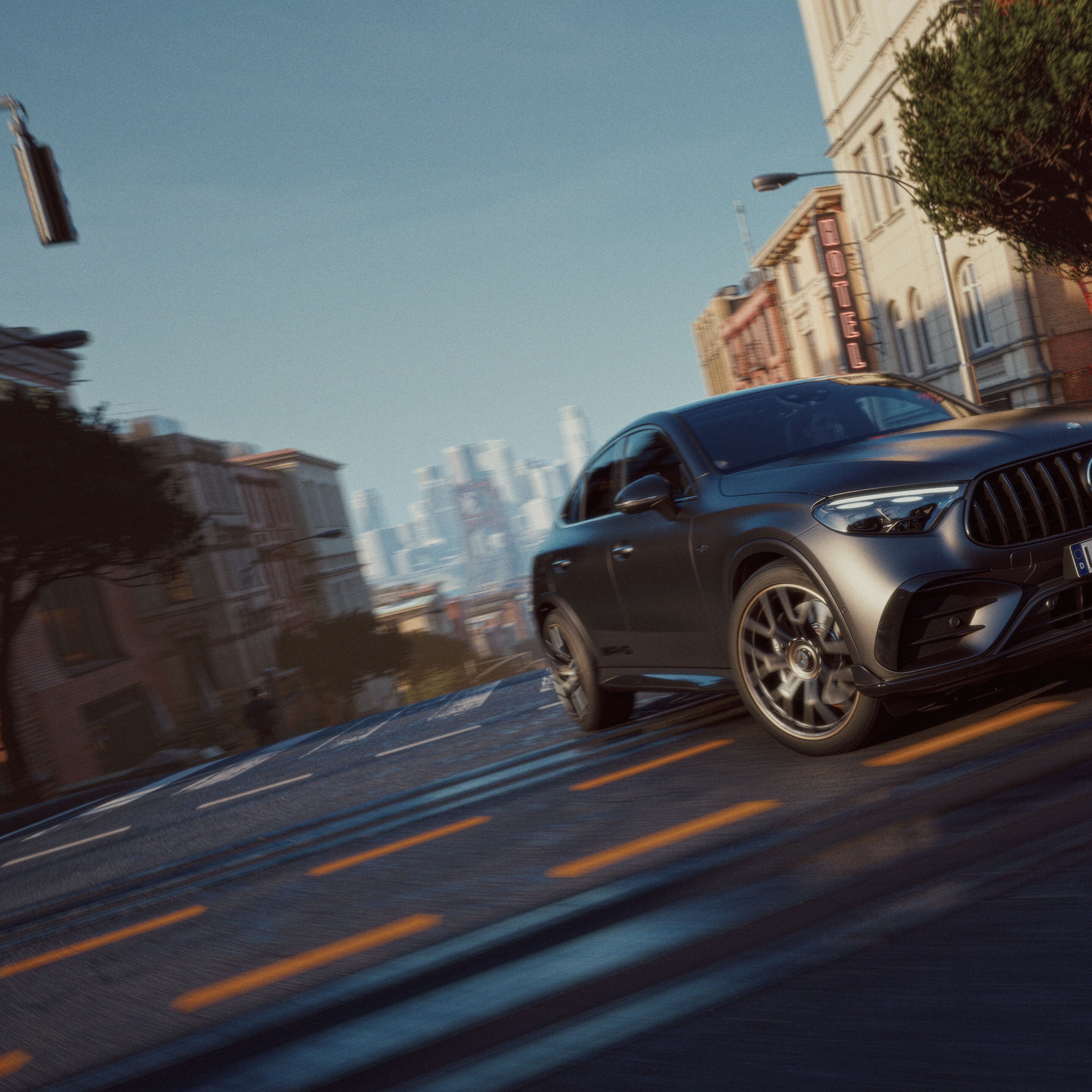 El exterior del nuevo Mercedes-AMG GLC Coupé.