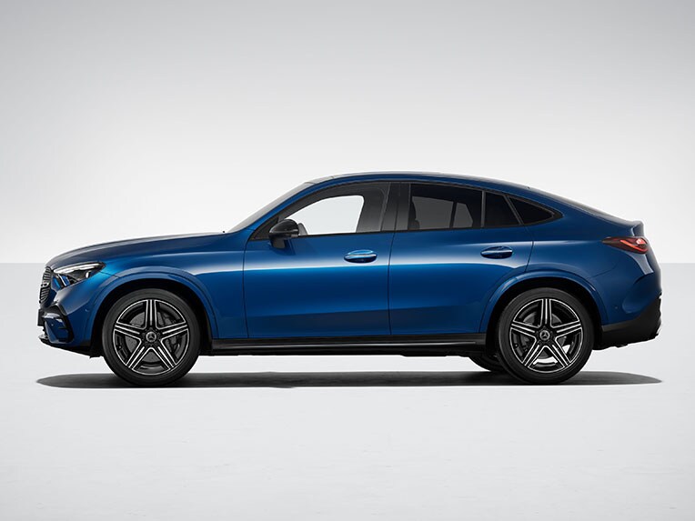 El tren de rodaje deportivo y la dirección del eje delantero del Mercedes-Benz GLC Coupé.