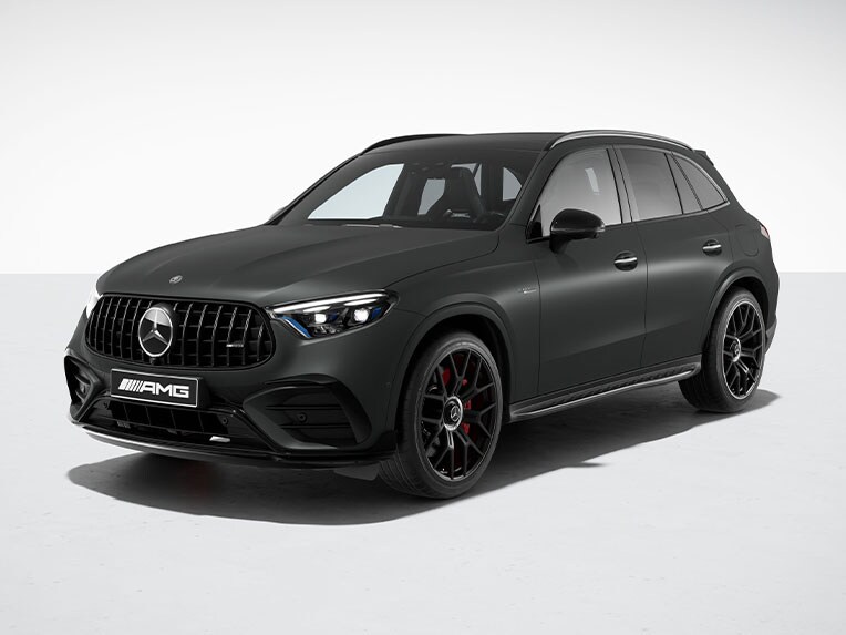 El Mercedes-AMG GLC C con paquete exterior de fibra de carbono AMG I.