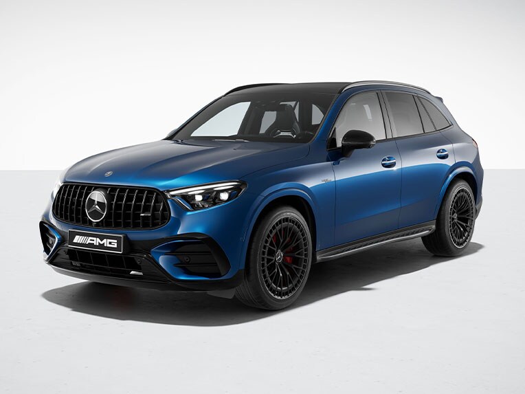 El Mercedes-AMG GLC con kit estético AMG.