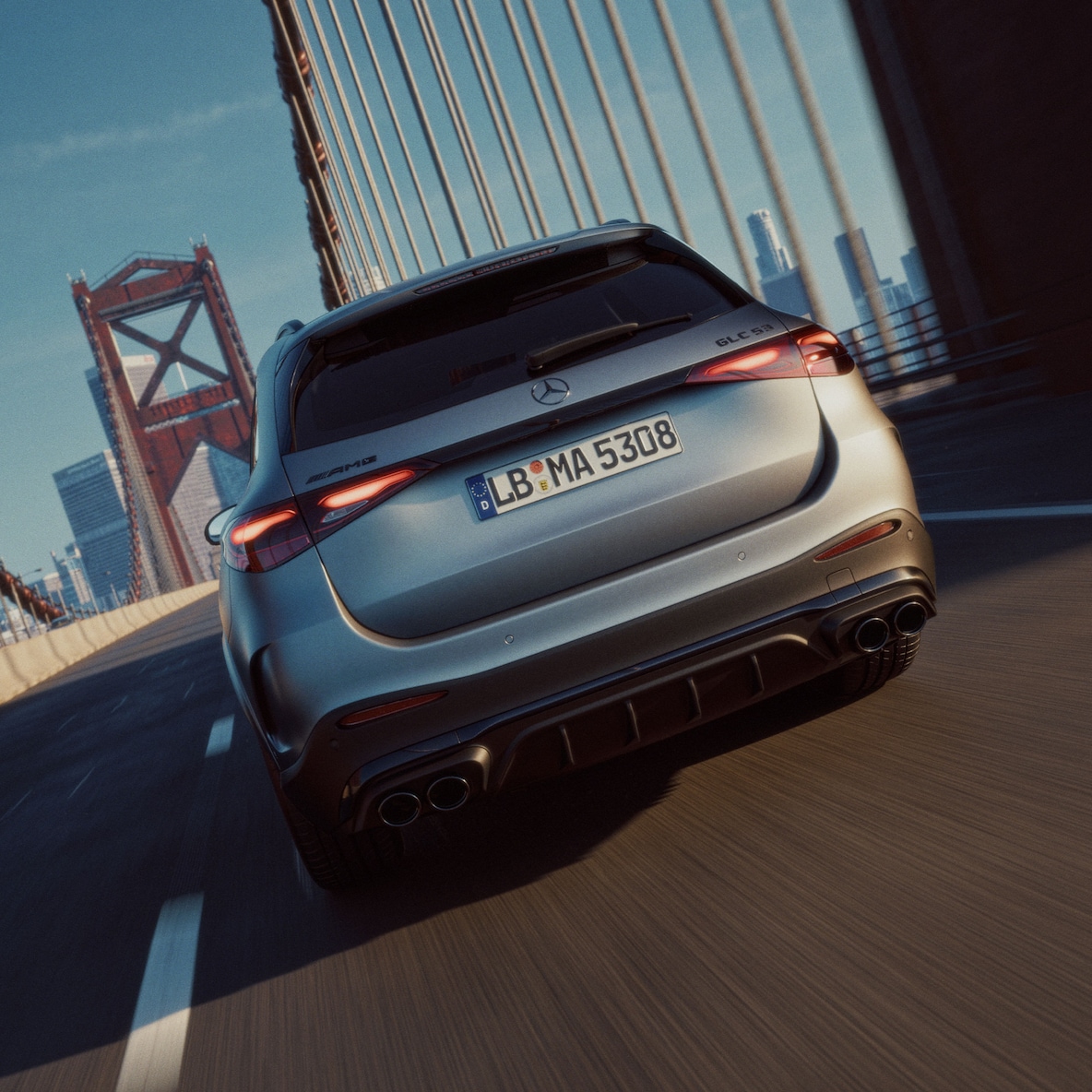 Motorización del nuevo Mercedes-AMG GLC SUV.