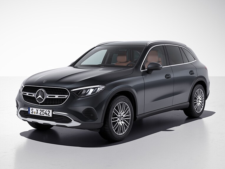 Escorzo frontal del GLC Mercedes con AVANTGARDE.