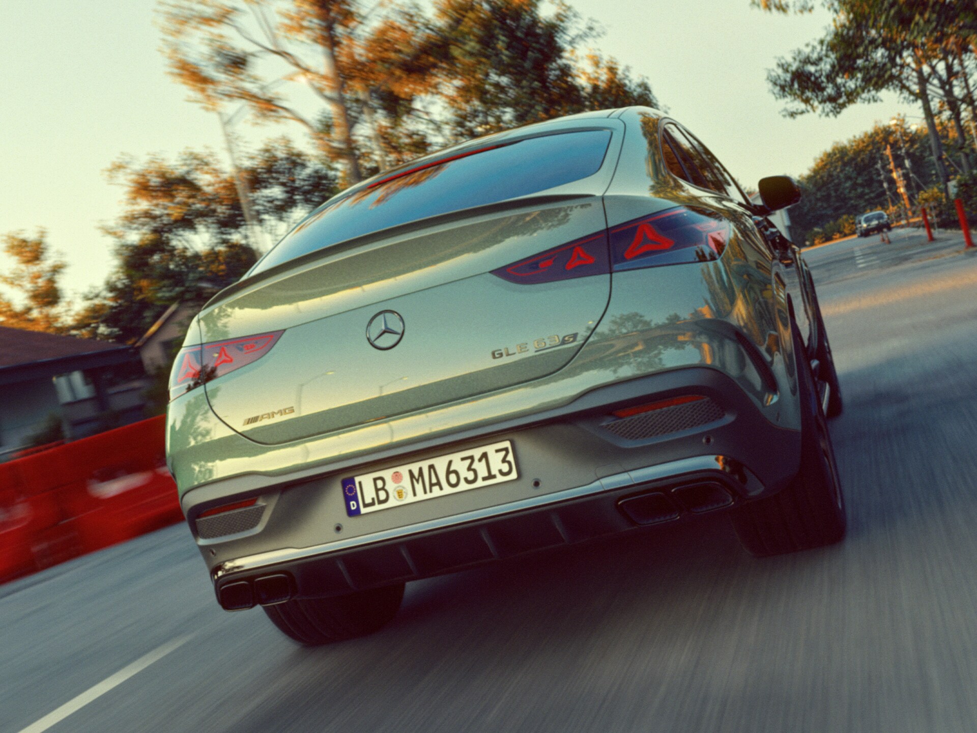 El nuevo diseño de la zaga del Mercedes-AMG GLE 63 S Coupé.