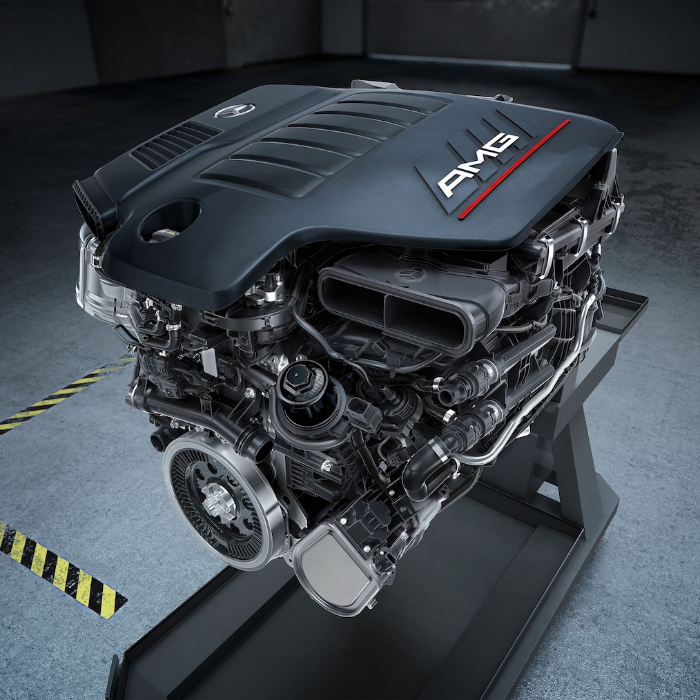El motor AMG en el Mercedes-AMG GLE Coupé.