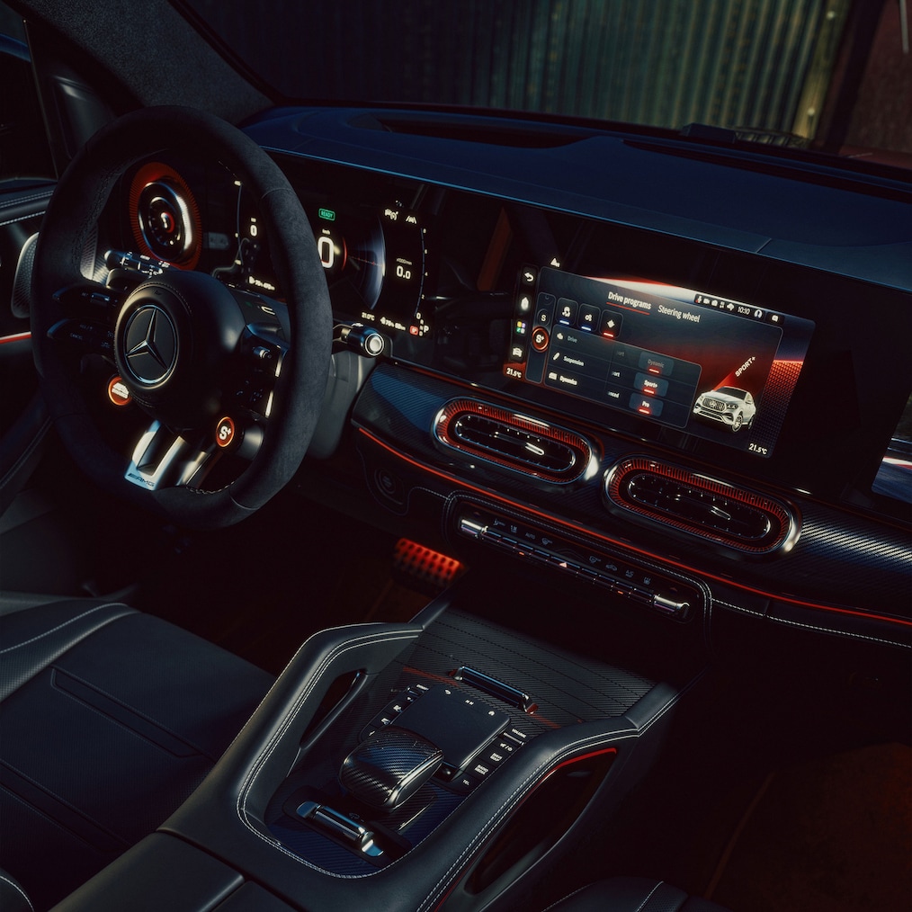 Los asientos AMG en el Mercedes-AMG GLE Coupé.