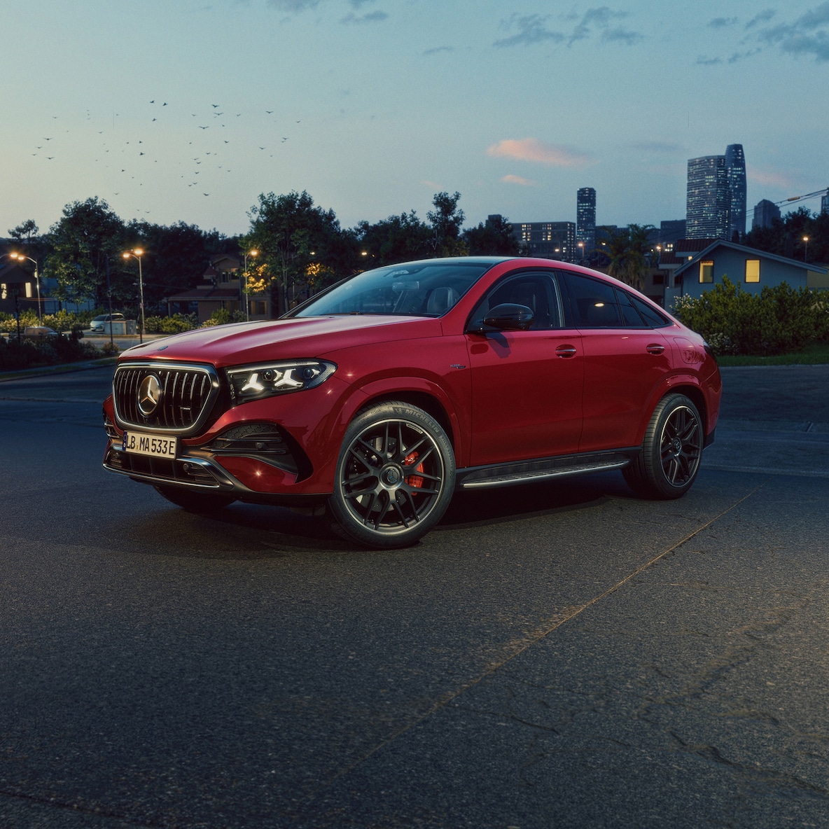 El diseño deportivo de coupé del Mercedes-AMG GLE Coupé.