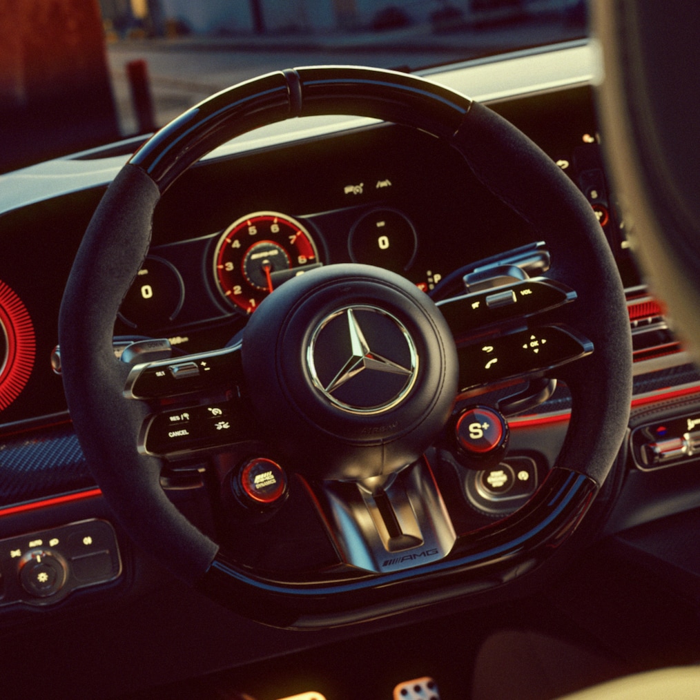 El volante AMG en el Mercedes-AMG GLE 63 S Coupé.