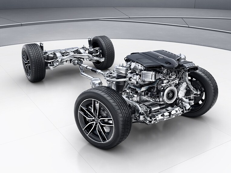 La tracción integral 4MATIC del Mercedes-Benz GLE Coupé.