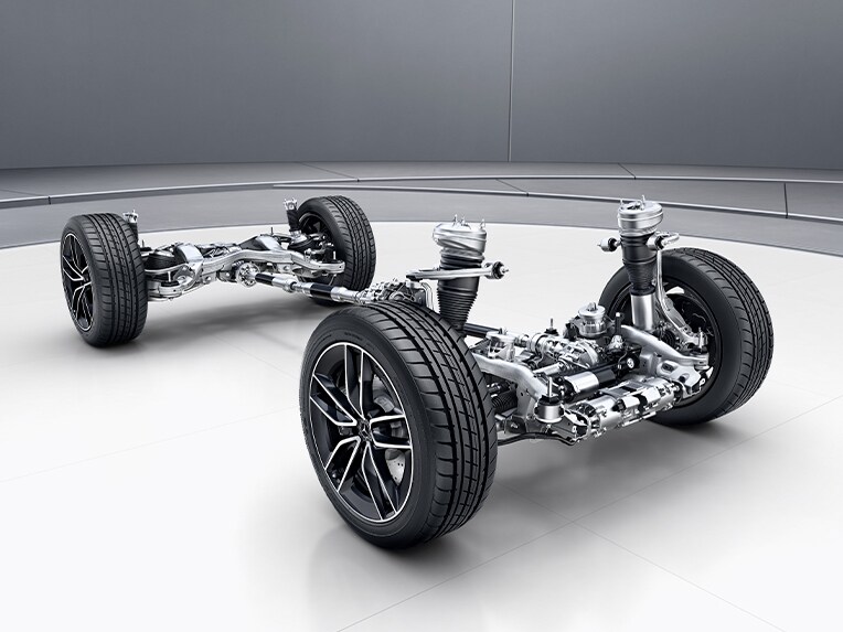 El paquete AIRMATIC en el Mercedes-Benz GLE Coupé.