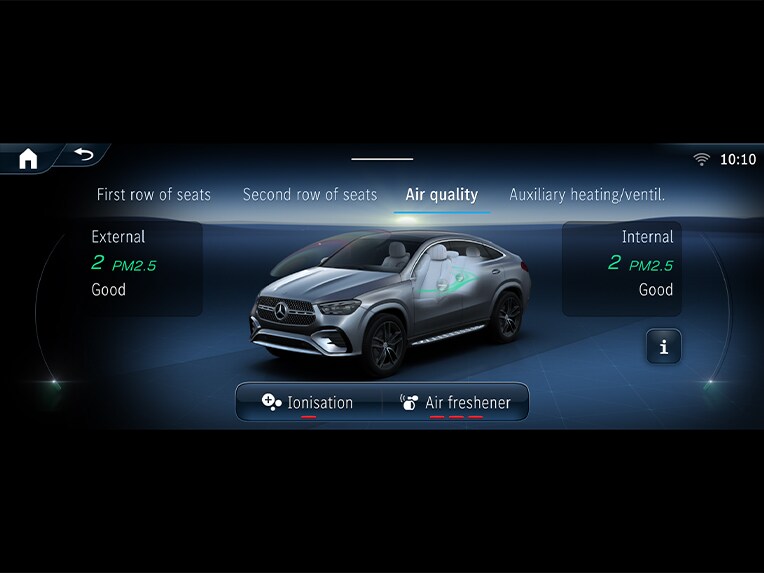 ENERGIZING AIR CONTROL en el Mercedes-Benz GLE Coupé.