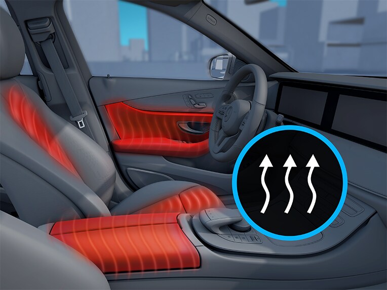 El paquete de confort térmico del Mercedes-Benz GLE Coupé.