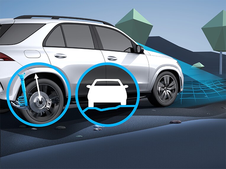 E-ACTIVE BODY CONTROL del Mercedes-Benz GLE Coupé.