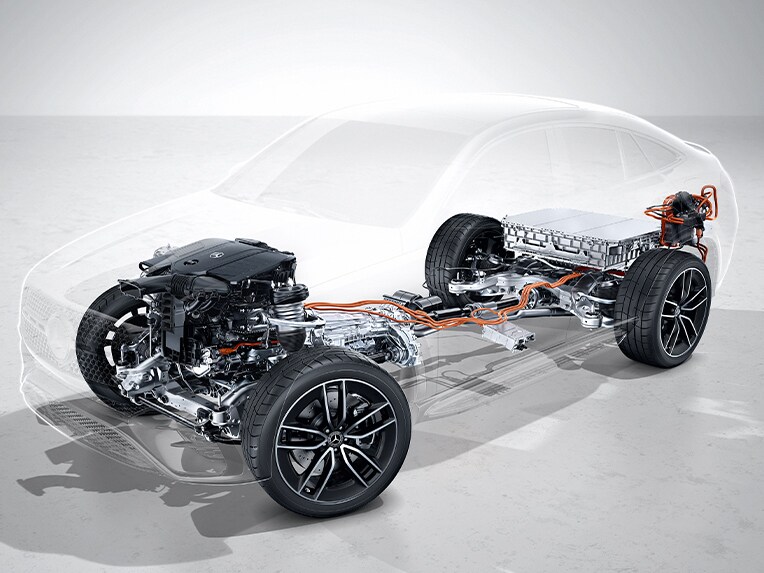 El GLE Coupé híbrido enchufable de Mercedes-Benz.