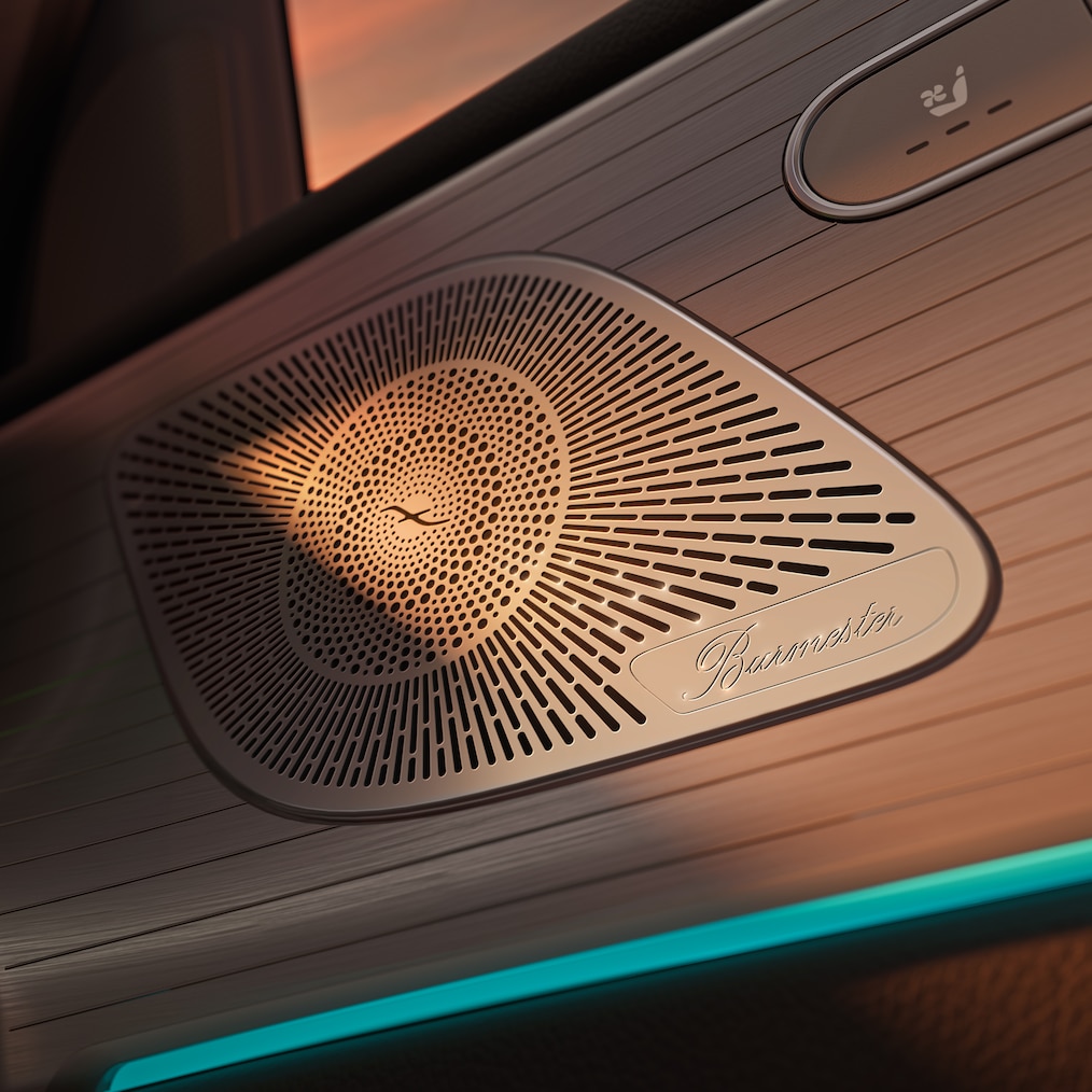 El sistema de sonido surround 3D Burmester® opcional del Mercedes-Benz GLE Coupé.