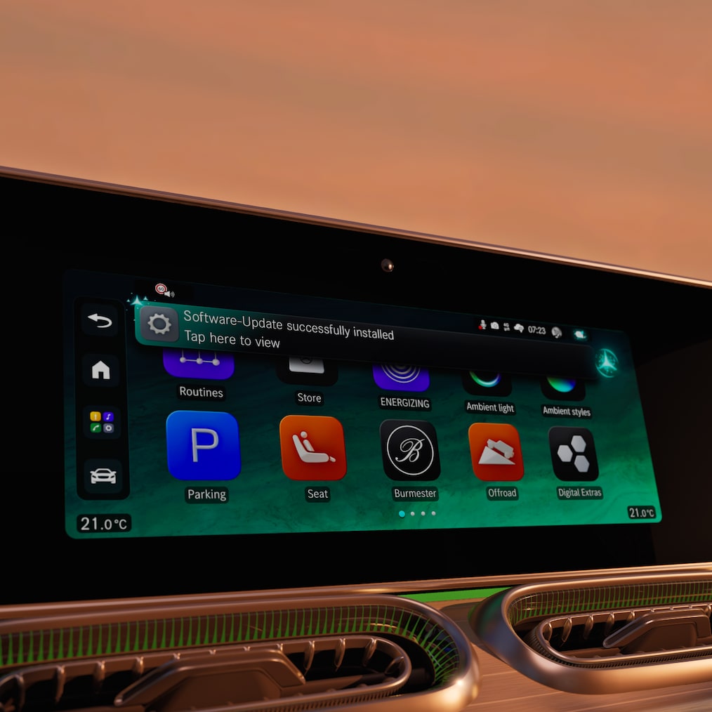El Mercedes-Benz Operating System (MB.OS) del nuevo GLE Coupé de Mercedes-Benz.