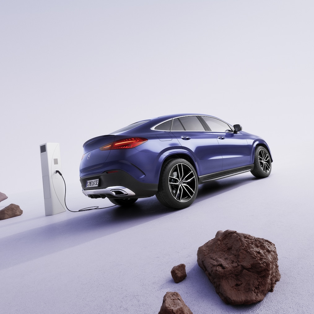 El GLE 350 de 4MATIC con tecnología híbrida EQ de Mercedes-Benz.