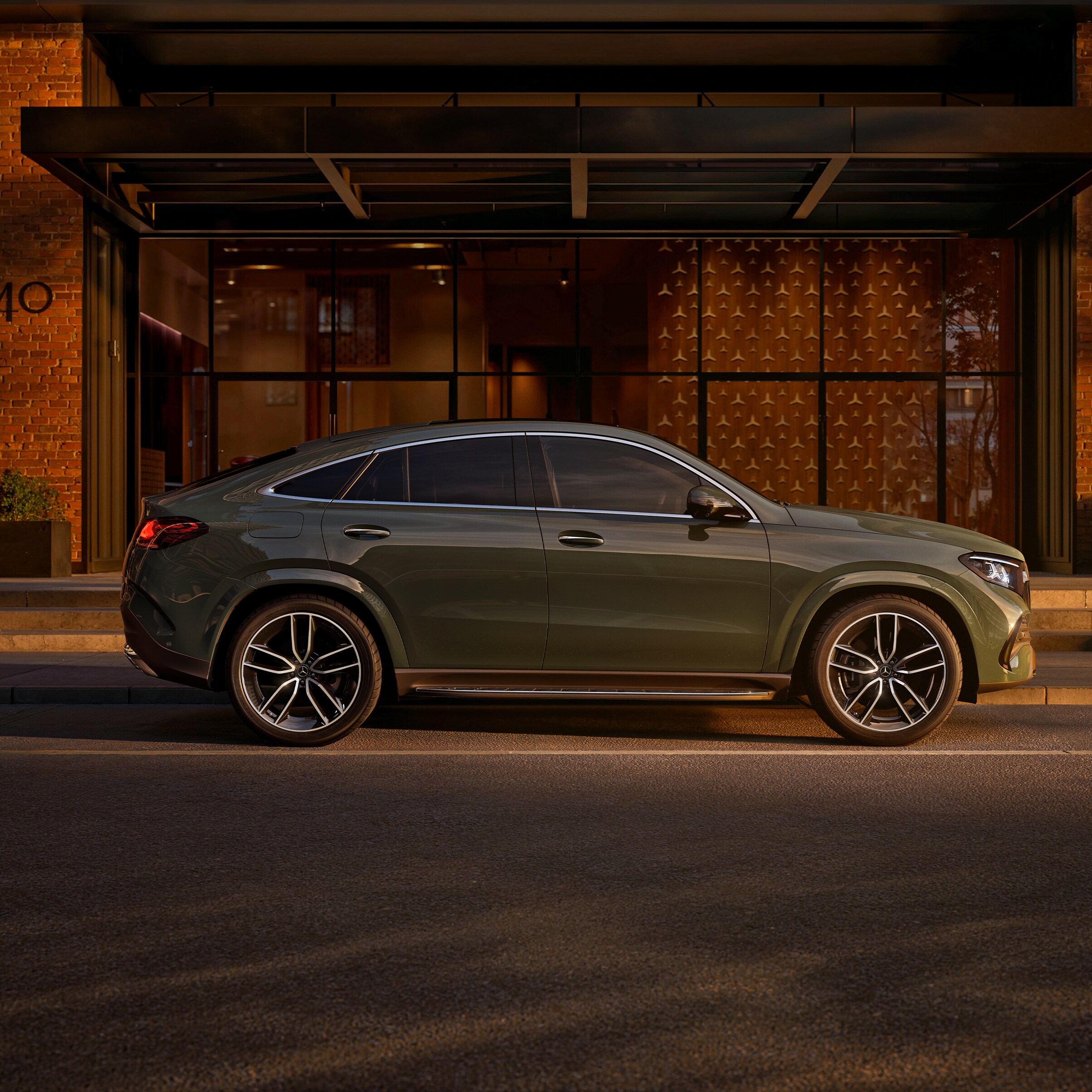 El exterior del nuevo GLE Coupé.