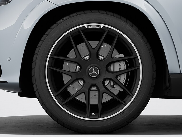 El sistema de frenos de alto rendimiento AMG con discos compuestos para el nuevo Mercedes-AMG GLE.
