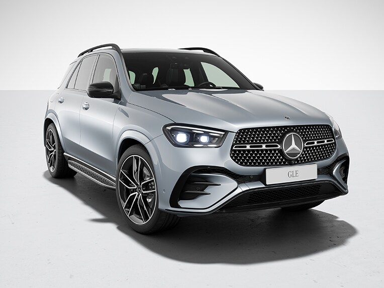 El exterior del GLE de Mercedes-Benz con el paquete Night.