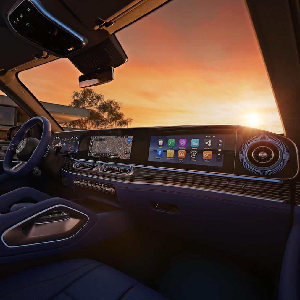 El tablero de instrumentos del nuevo GLE de Mercedes-Benz.