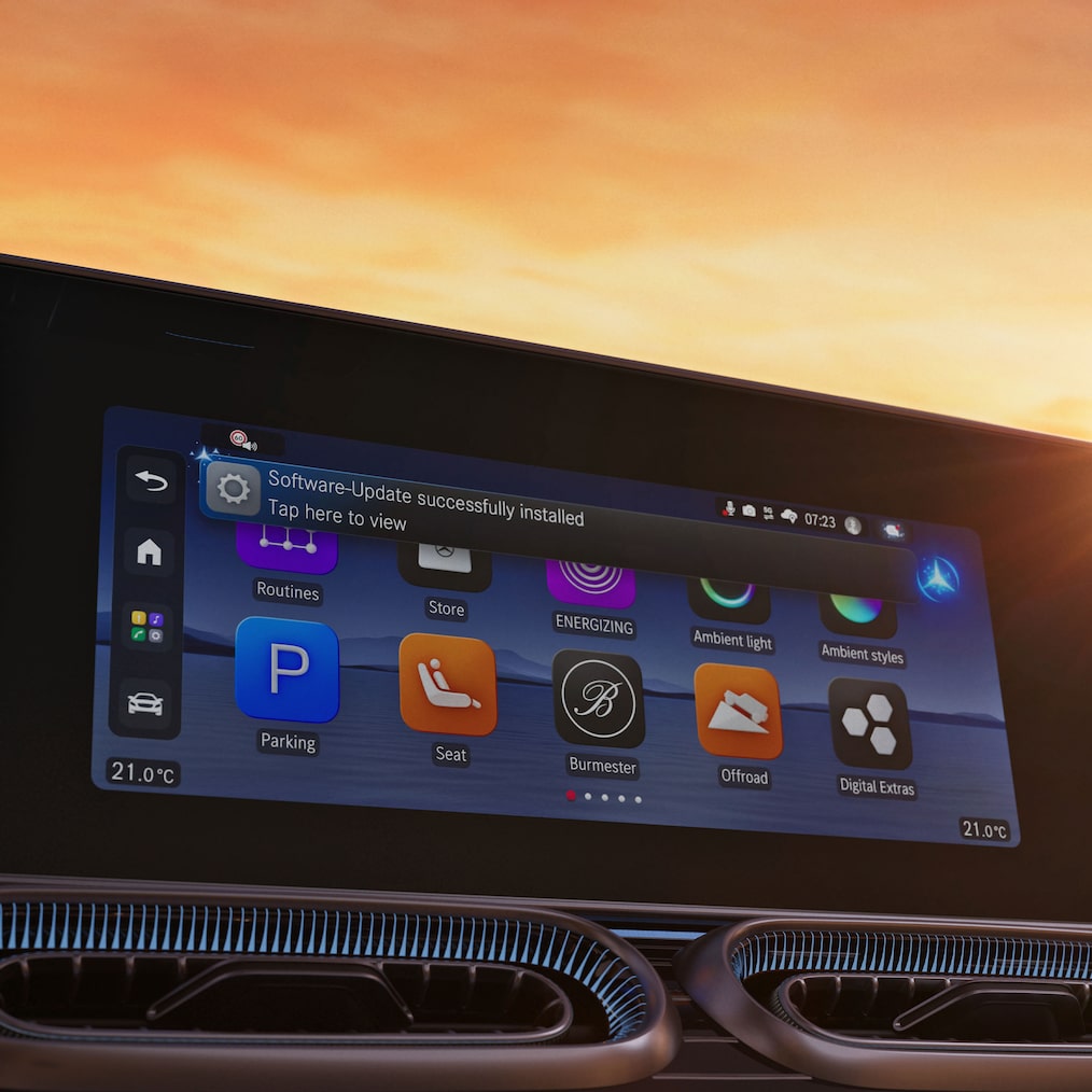 El Mercedes-Benz Operating System (MB.OS) del nuevo GLE de Mercedes-Benz.