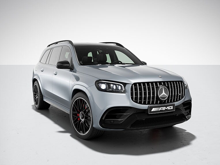 El GLS 63 4MATIC+ de Mercedes-AMG con paquete Night AMG.