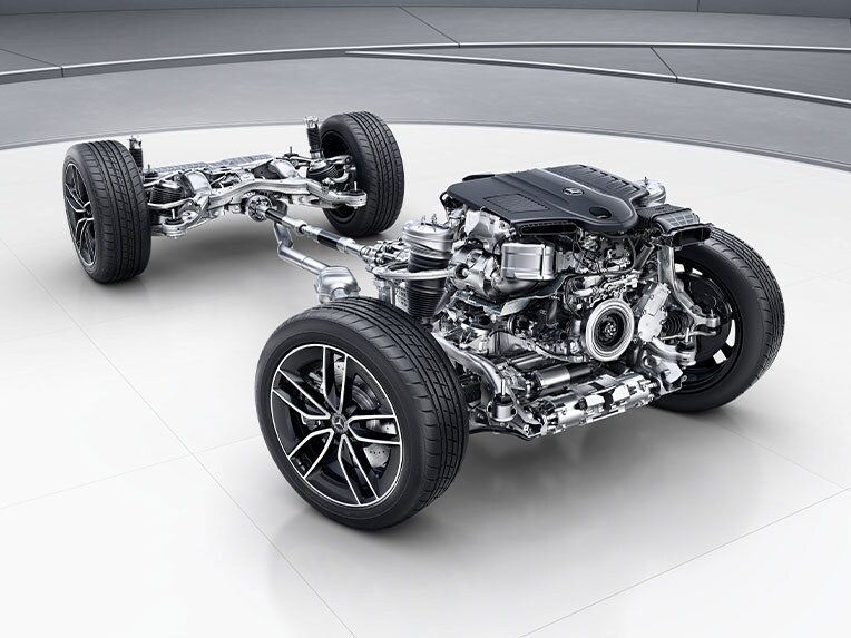 E-ACTIVE BODY CONTROL en el GLS de Mercedes-Benz.