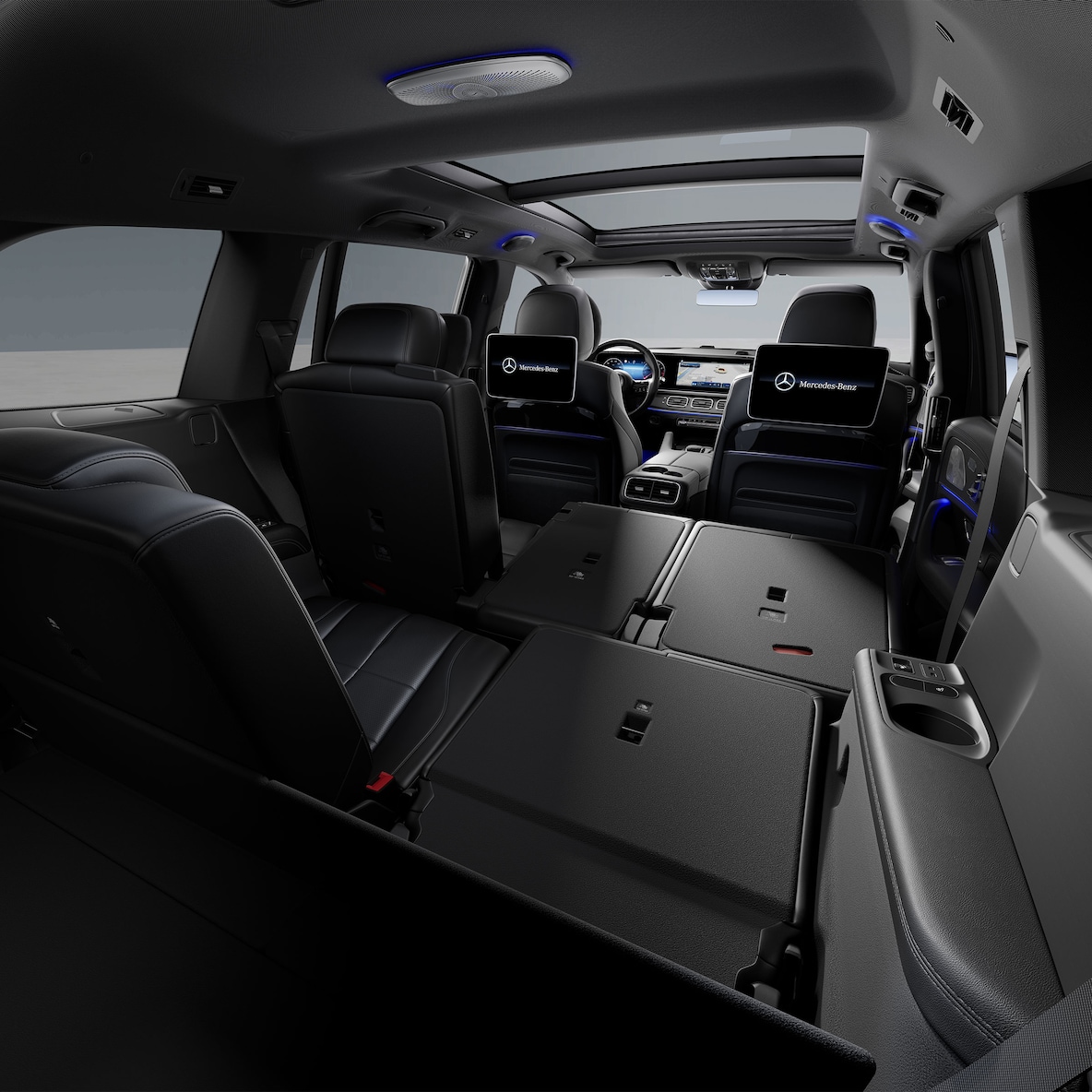 Gran versatilidad en el interior del GLS.