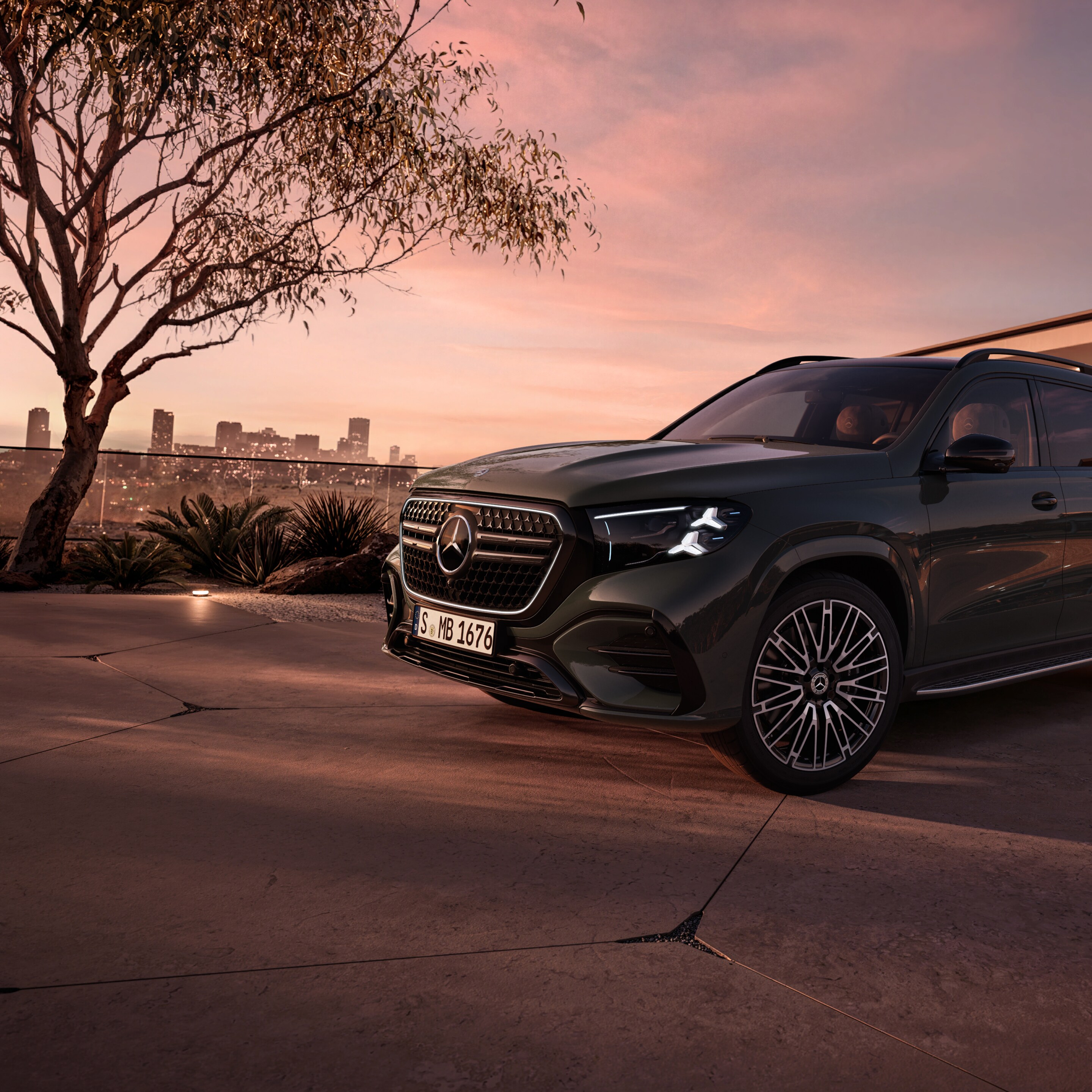 El exterior del nuevo GLS de Mercedes-Benz.