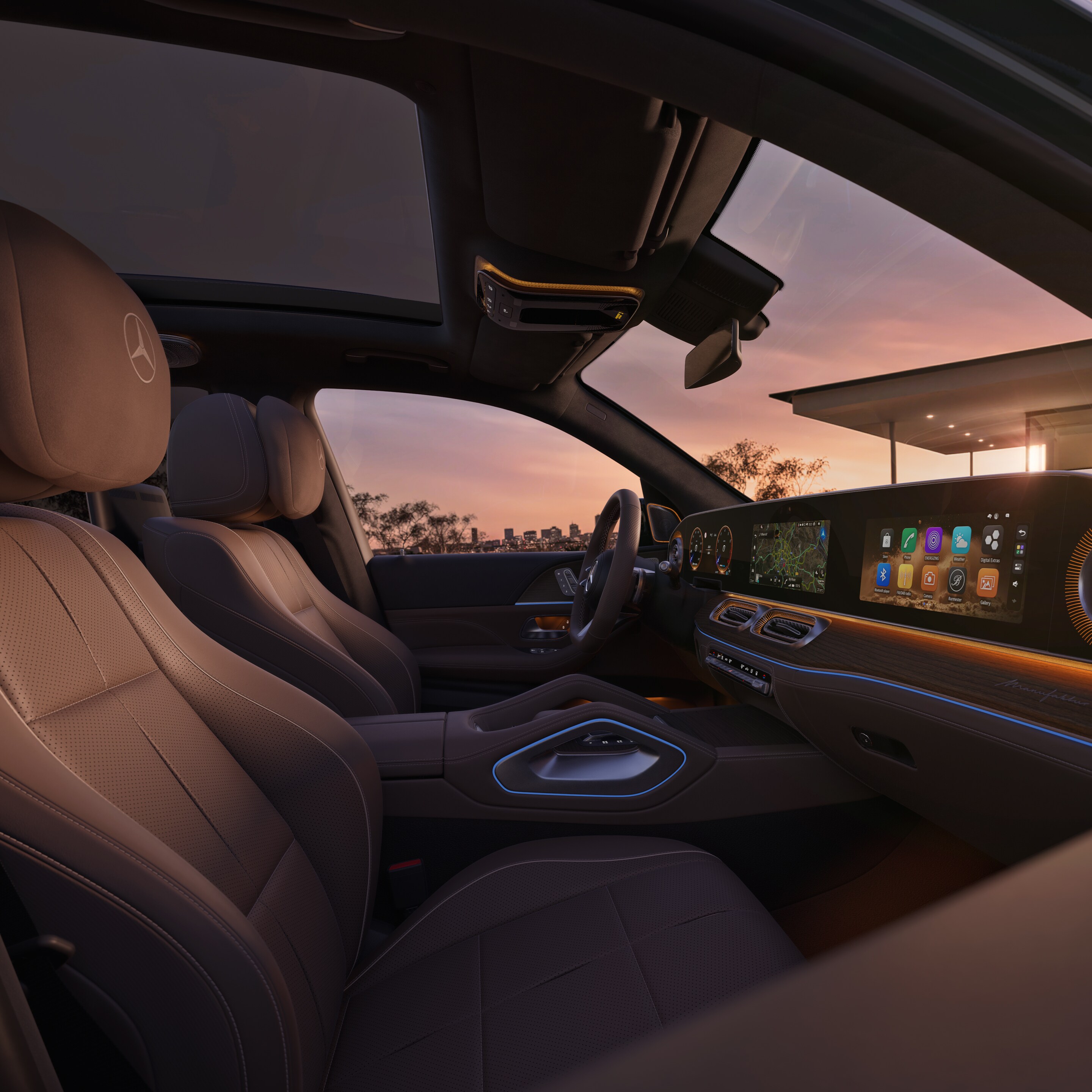 El asistente para señales de tráfico del nuevo GLS de Mercedes-Benz.