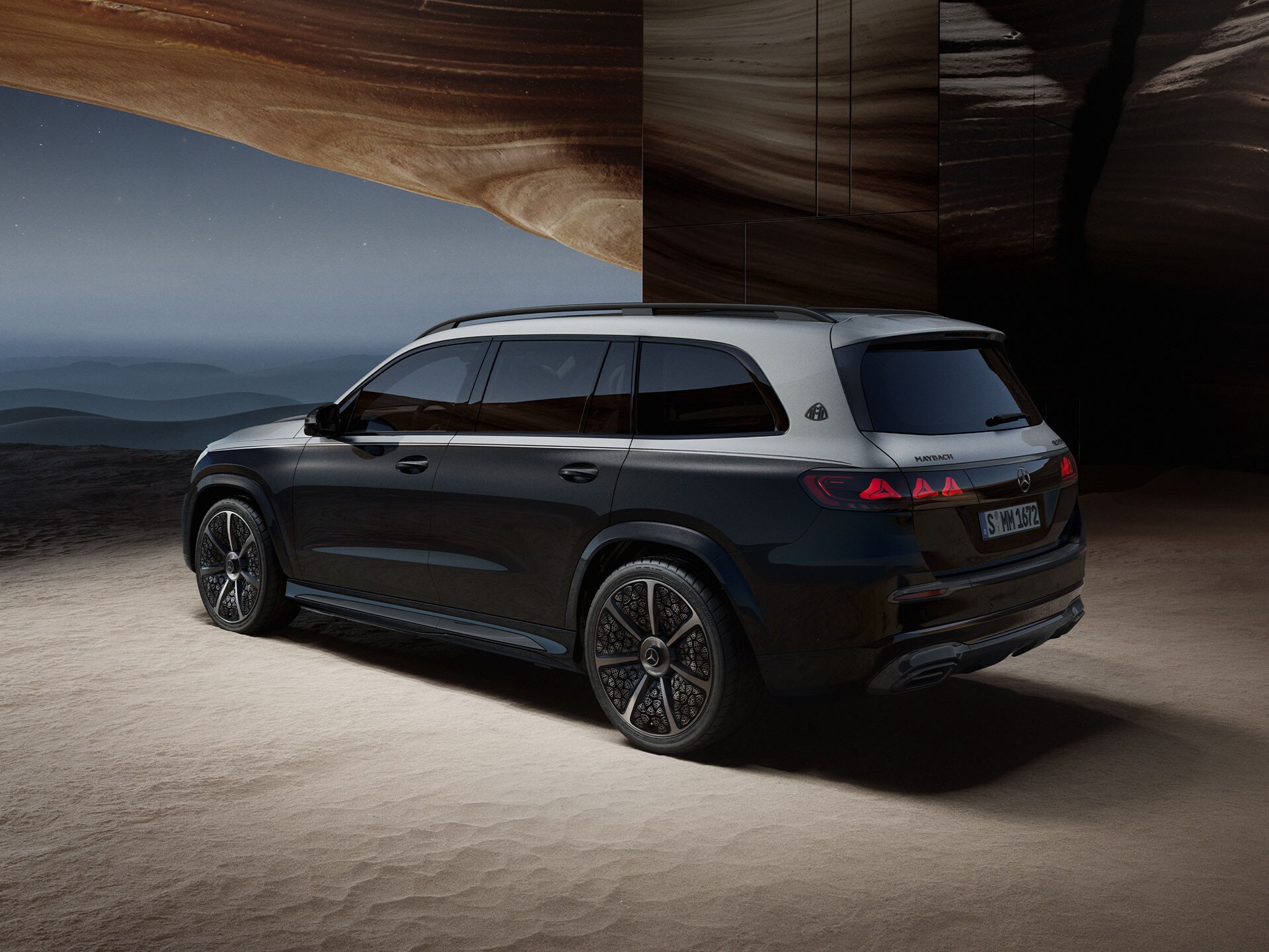 El GLS de Mercedes-Maybach con la serie Night.